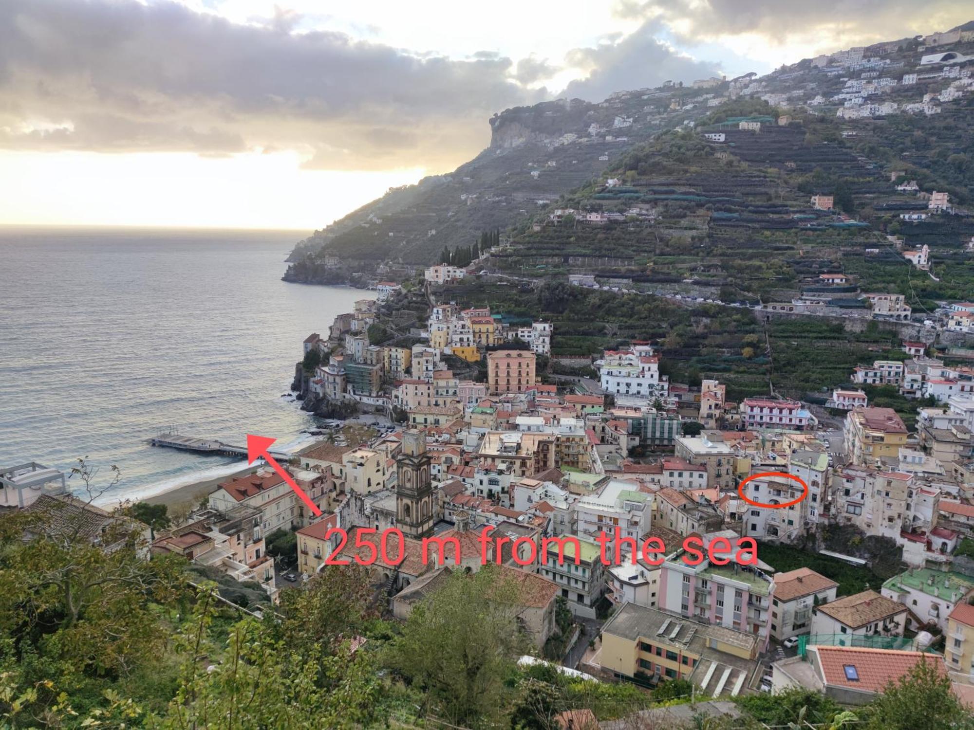 Casabluette A Minori - Amalfi Coast Apartment Ngoại thất bức ảnh